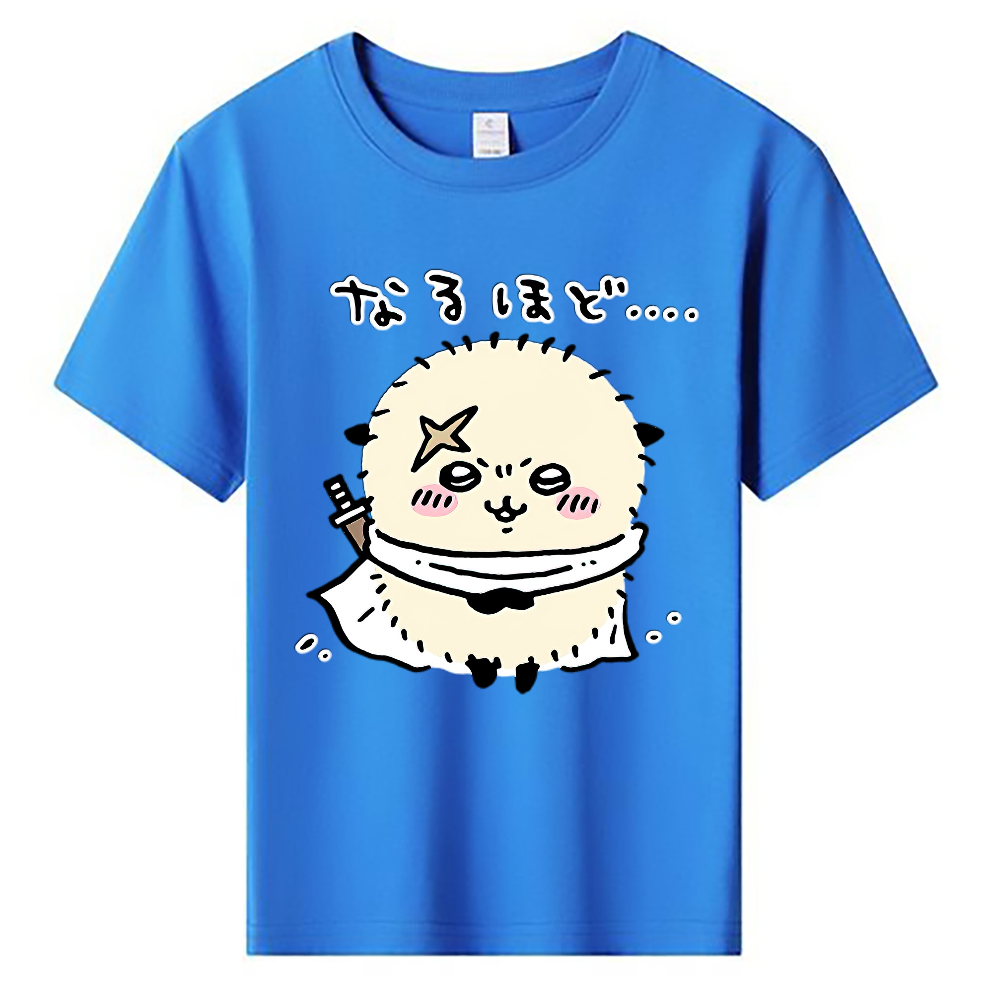 （画像用） ちいかわ ラッコ Chii-kawa Sea otter 綿100％キッズTシャツ（フロントプリント）